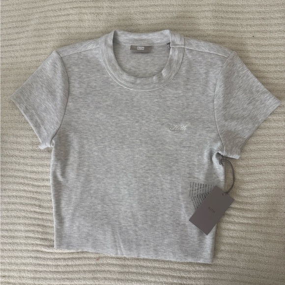 Kith Mulberry Tee Light Heather Grey Large NWT - Picture 1 of 3